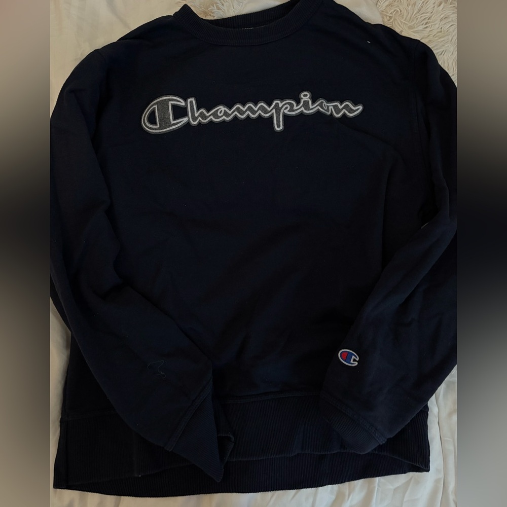 Navy Blue Champion Sweater